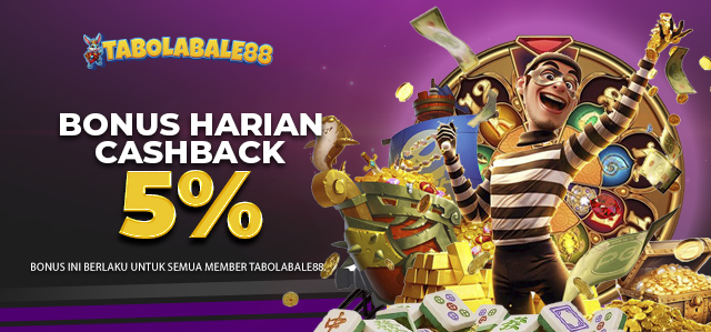 BONUS HARIAN CASHBACK 5%