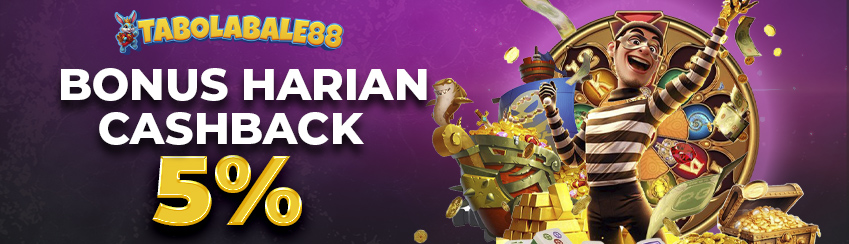  BONUS HARIAN CASHBACK 5%